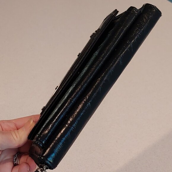 "UNLISTED" by Kenneth Cole Black Zip-Around Wallet - Picture 11 of 15